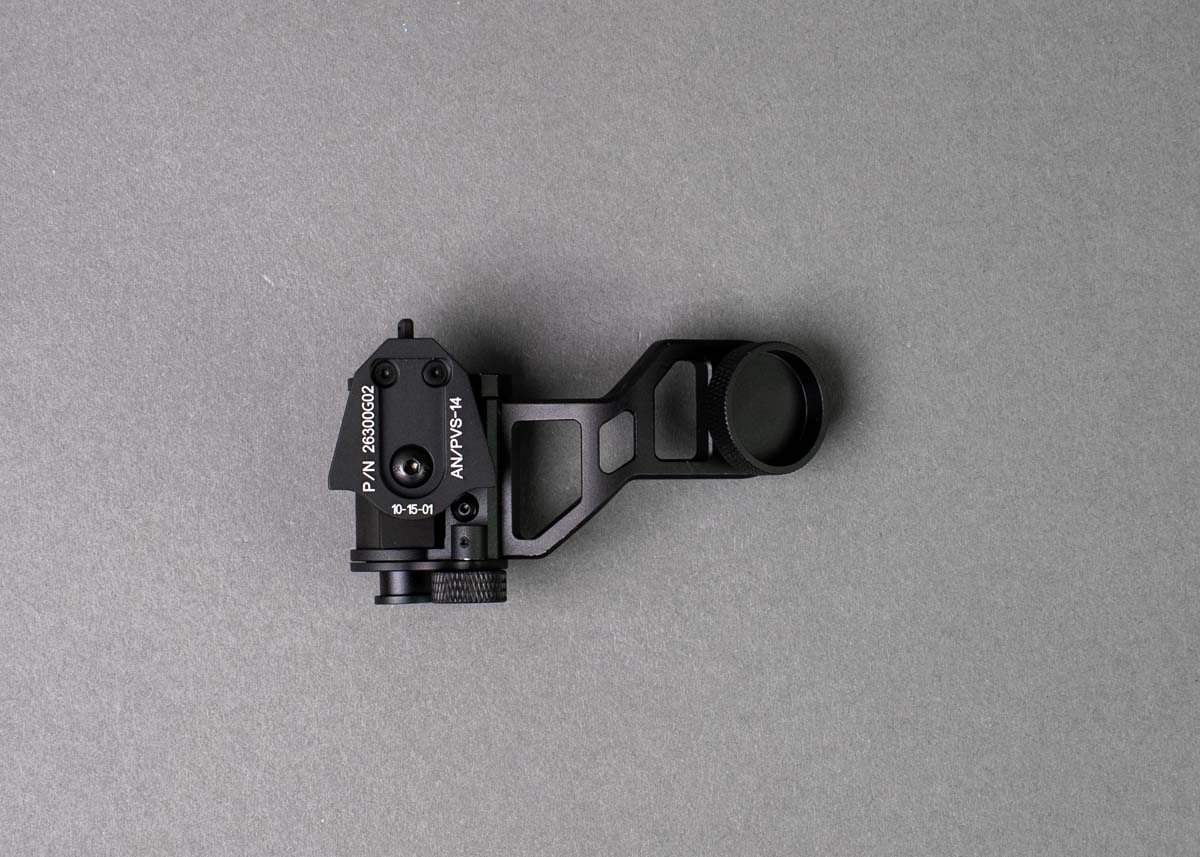 Dovetail J-arm for PVS-14